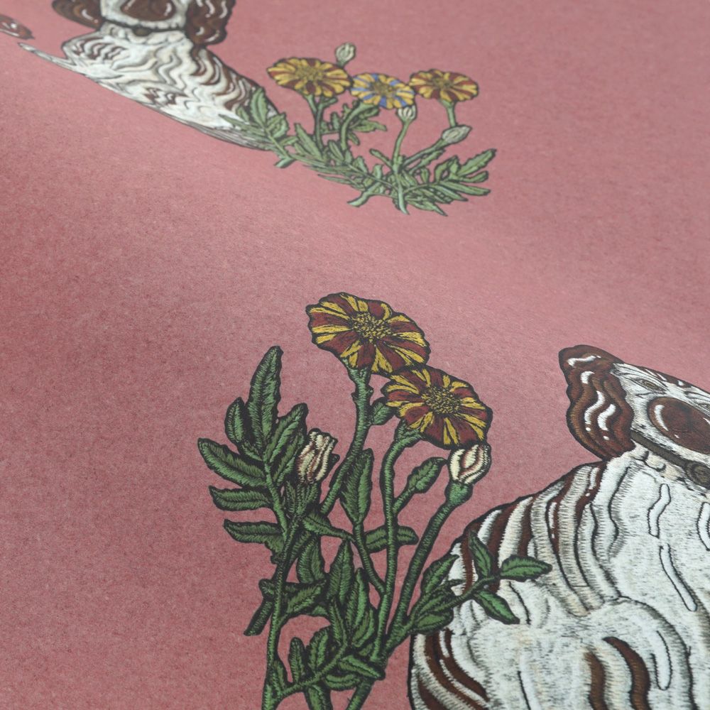 Chiens jumeaux Dusty Rose 3.3 m long WALLPAPER