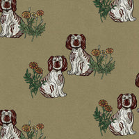 Chiens jumeaux Smoke Sage 2.7 m long PEEL AND STICK WALLPAPER