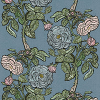 Romance Smoke Blue 3 m long PEEL AND STICK WALLPAPER