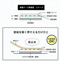 Removeable Double-sided Tape for Wallpaper Installation