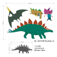 What is the Room Next Door Like? Dinosaur room B: Stegosaurus Set WALL DECAL