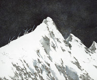 Mountain Climbing at Night MURAL