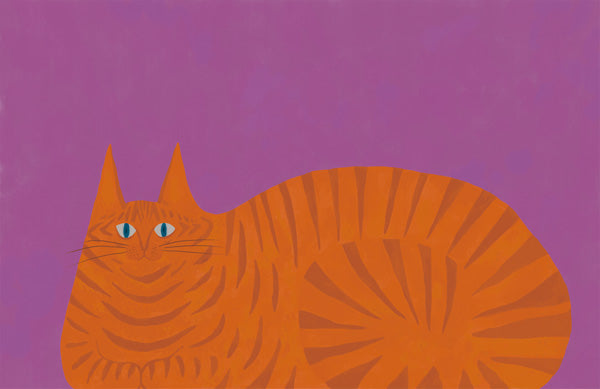 What is the Room Next Door Like? Cat Wallpaper Orange Tabby MURAL