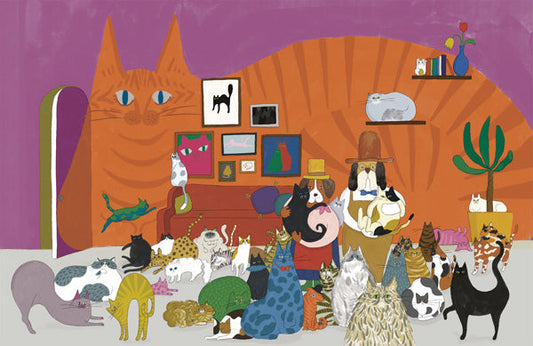 What is the Room Next Door Like? Cat room MURAL