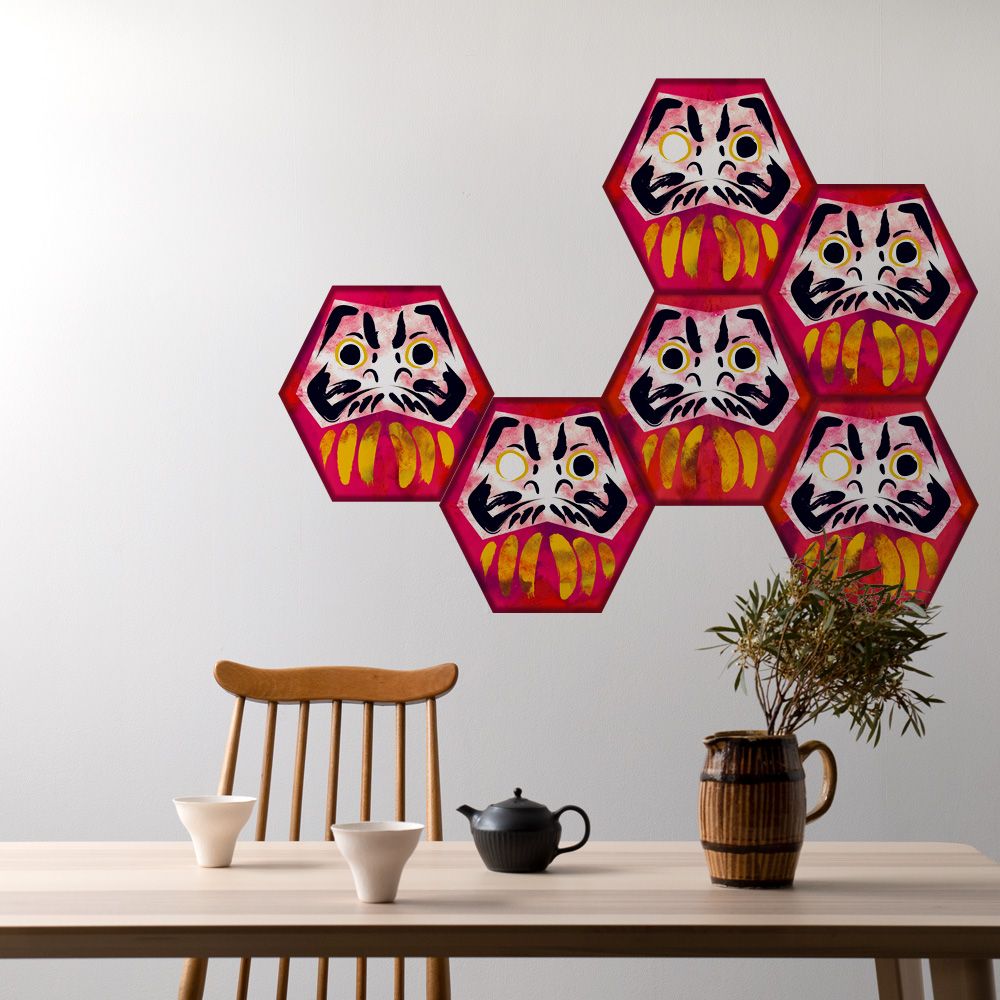 daruma kikko kou A set WALL DECAL