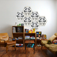 daruma kikko sumi A set WALL DECAL