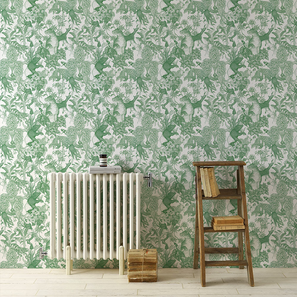 SAMPLE Tropical rainforest Green WALLPAPER