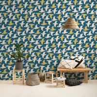 flip flap Blue 2.5 m long WALLPAPER