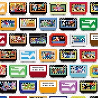 Pixel Cartridge シール素材 サイズオーダー壁紙