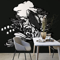 3 Stories -The End of Summer- PEEL AND STICK MURAL