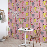 hana Pink 2.7 m long WALLPAPER