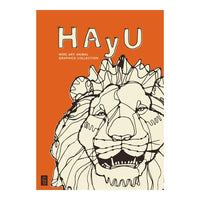 HAyU ANIMAL ART POSTER Single color Lion A3 Size POSTER
