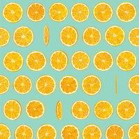 Orangette Blue 3 m long WALLPAPER