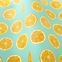 Orangette Blue 2.7 m long PEEL AND STICK WALLPAPER