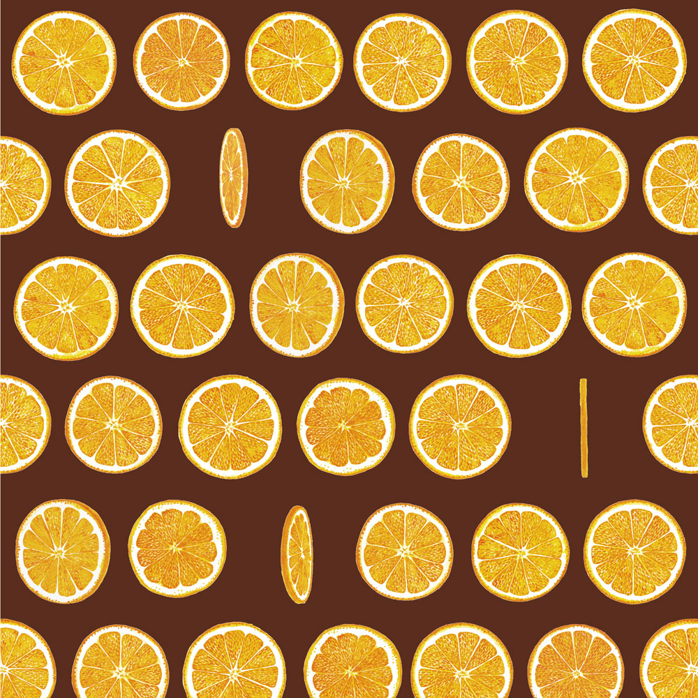 Orangette Brown 3 m long WALLPAPER