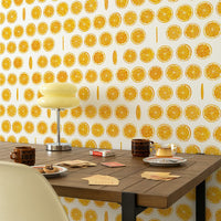 Orangette White 2.7 m long PEEL AND STICK WALLPAPER