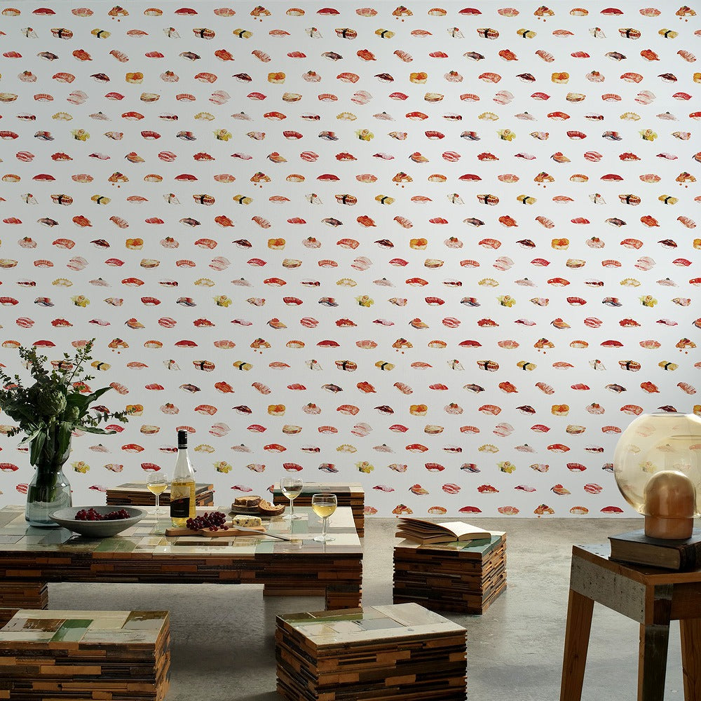 SAMPLE Sushi PEEL AND STICK WALLPAPER