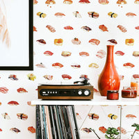 Sushi 3 m long PEEL AND STICK WALLPAPER