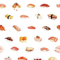 SAMPLE Sushi PEEL AND STICK WALLPAPER