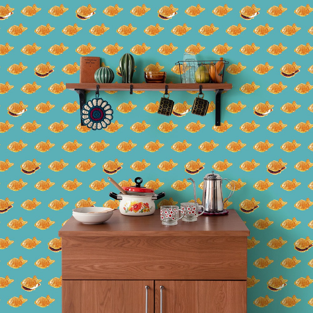 Taiyaki 3 m long PEEL AND STICK WALLPAPER