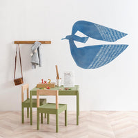 Albatross Blue WALL DECAL