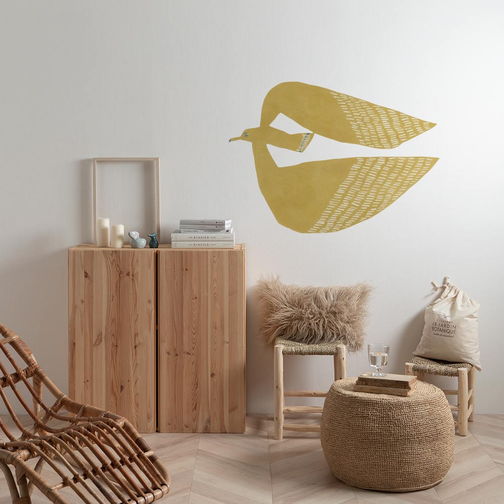 Albatross Brown WALL DECAL