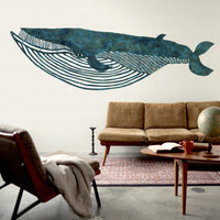 Fin Whale PEEL AND STICK MURAL