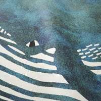 Fin Whale PEEL AND STICK MURAL