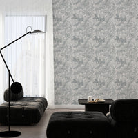 Japanese forest Gray 3 m long PEEL AND STICK WALLPAPER