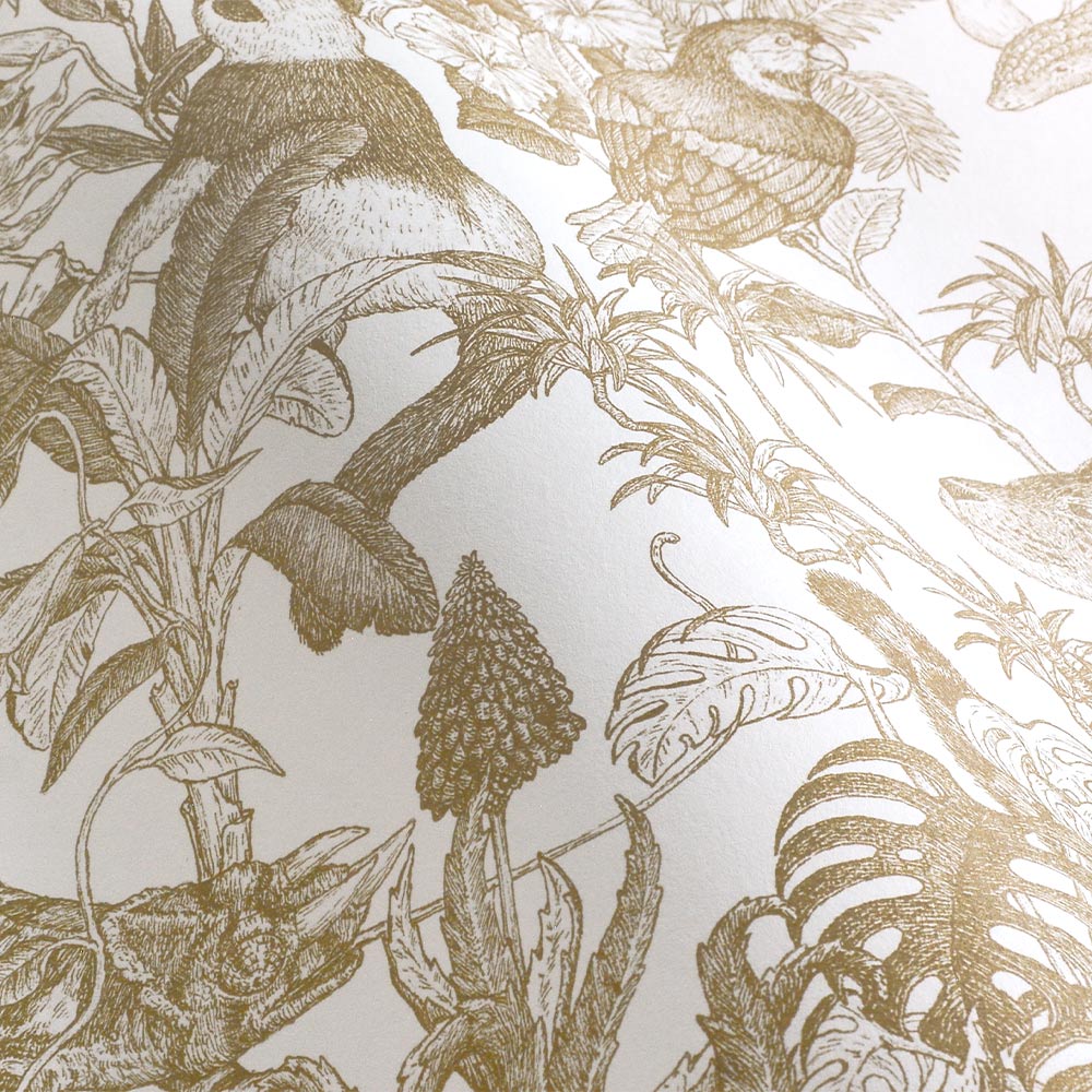 Tropical rainforest Brown 2.7 m long WALLPAPER