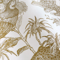 Tropical rainforest／Double Brown 3.3 m long WALLPAPER