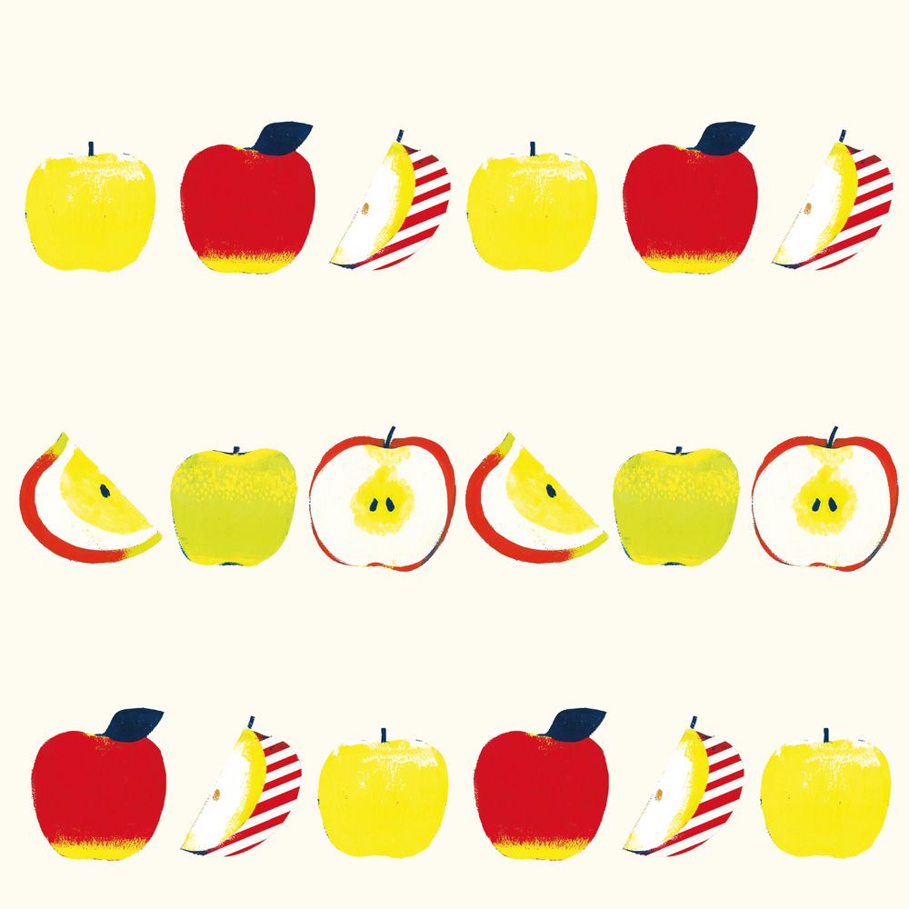 Round apples 2.5 m long WALLPAPER