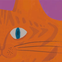 What is the Room Next Door Like? Cat Wallpaper Orange Tabby MURAL