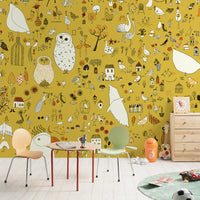 SAMPLE Mutual Love Mustard MURAL