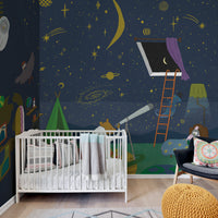 What is the Room Next Door Like? Starry sky room MURAL