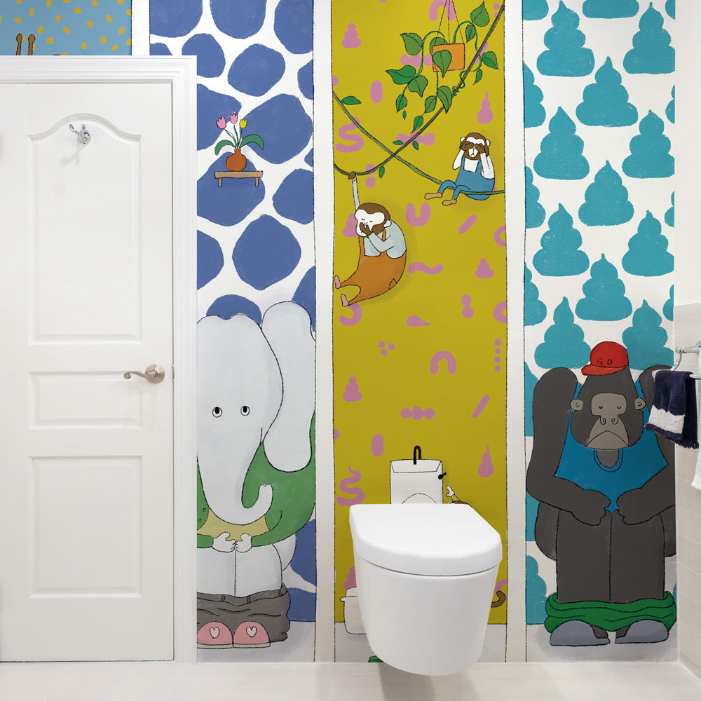 What is the Room Next Door Like? Toilet room MURAL