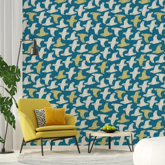 flip flap (Blue) 3 m long WALLPAPER