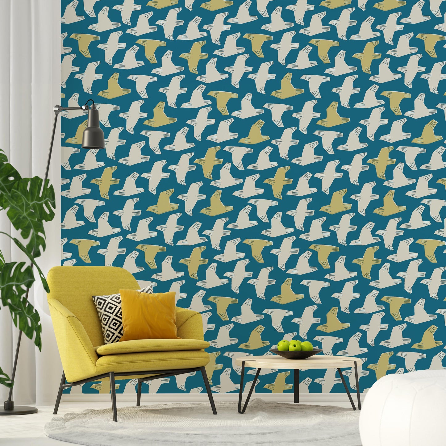 flip flap Blue 2.7 m long WALLPAPER