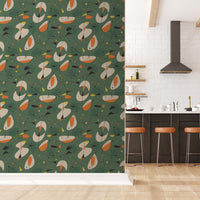 jazz Green 3.3 m long WALLPAPER