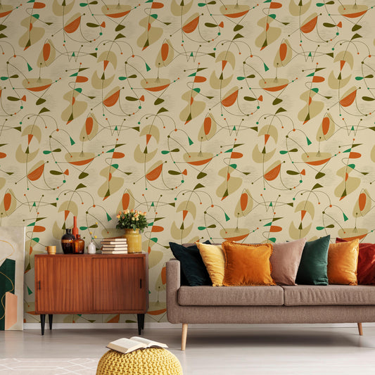 jazz (Yellow) 3 m long WALLPAPER