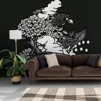 3 Stories -Light Green Dreams- PEEL AND STICK MURAL