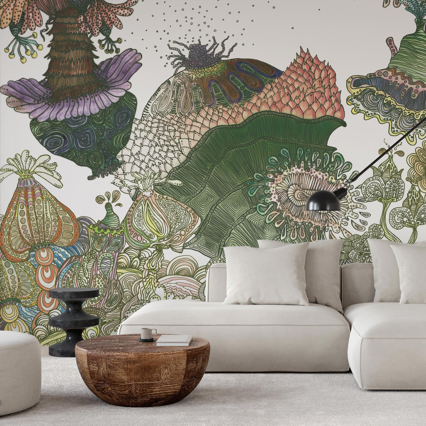 BREATH PEEL AND STICK MURAL