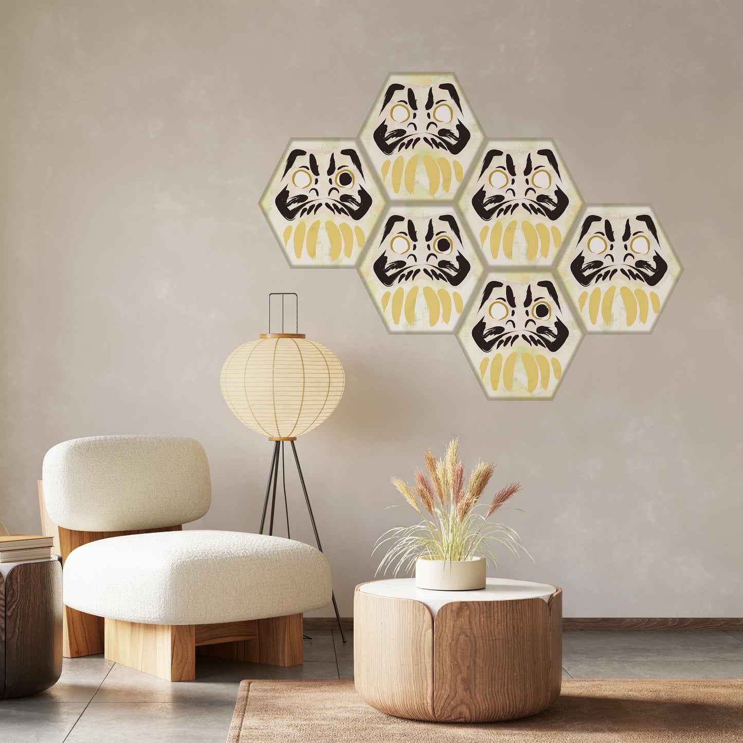 daruma kikko haku C set WALL DECAL