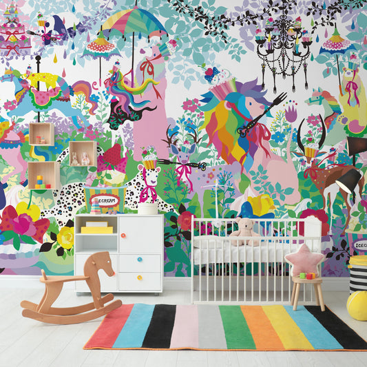Sweet rain sound PEEL AND STICK MURAL
