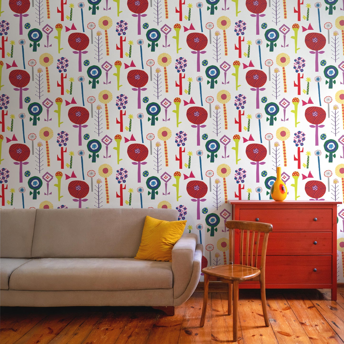 hana Colorful 2.5 m long WALLPAPER