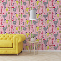 hana Pink 3 m long WALLPAPER