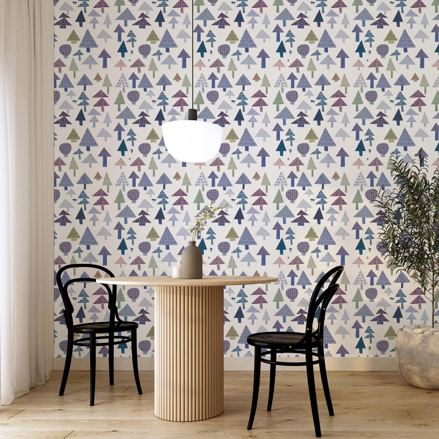 SAMPLE mori Lavender WALLPAPER