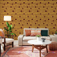 SAMPLE Orangette Brown PEEL AND STICK WALLPAPER