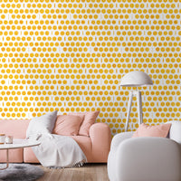 Orangette White 3.3 m long WALLPAPER