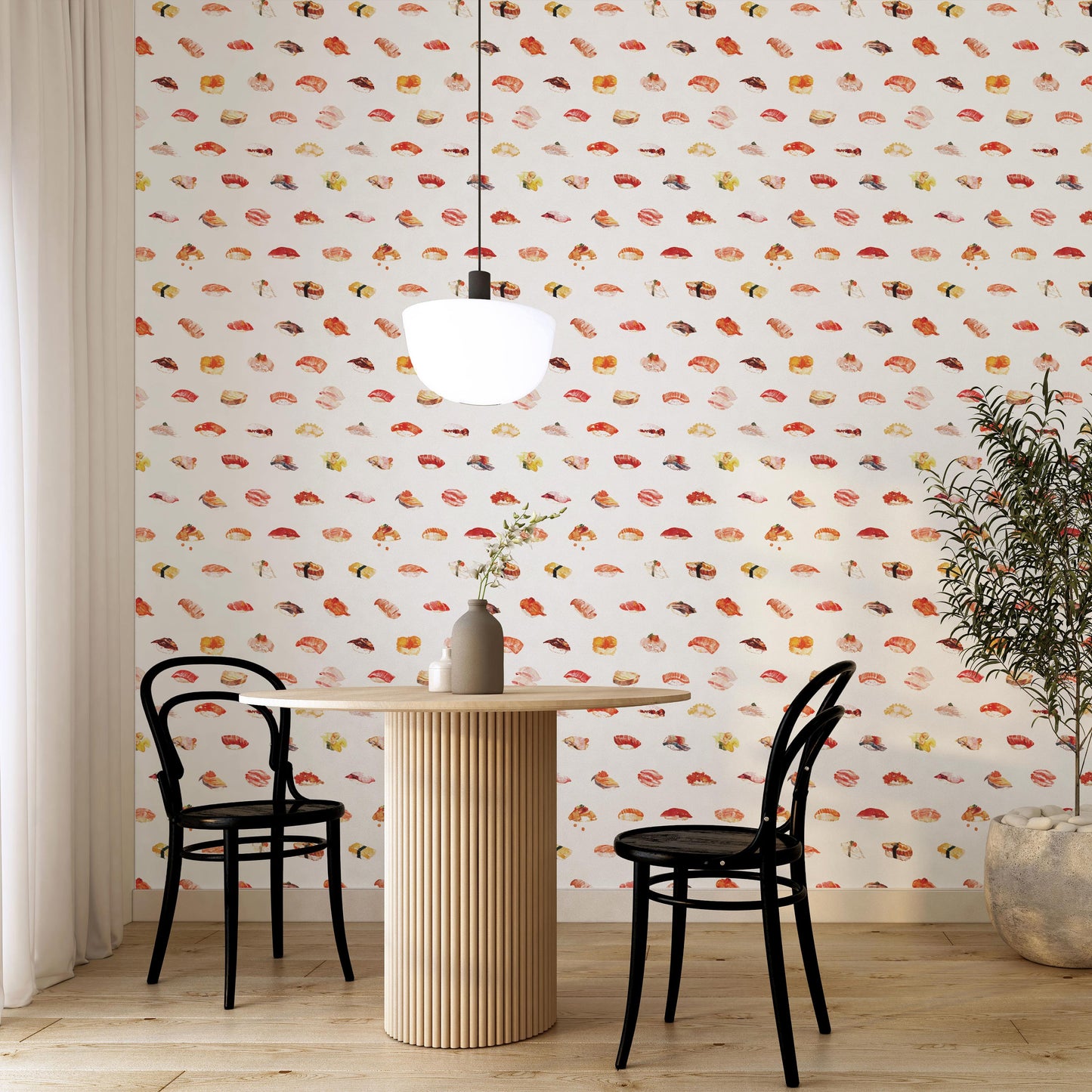 Sushi 2.5 m long PEEL AND STICK WALLPAPER